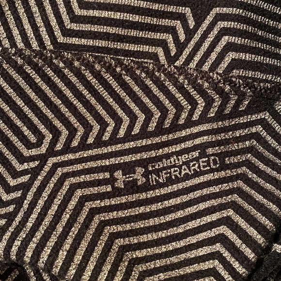 Under Armour Coolgear infared hooded pullover sweatshirt Grey & Black size XS - Picture 10 of 12